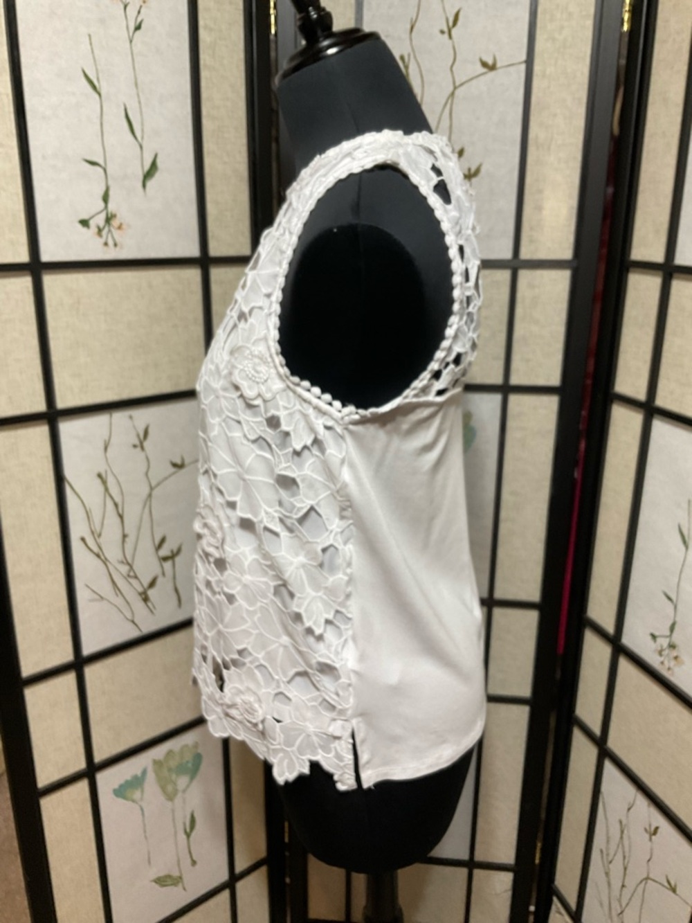 Cupio Juliana Lace Sleeveless Top - Picture 5 of 7